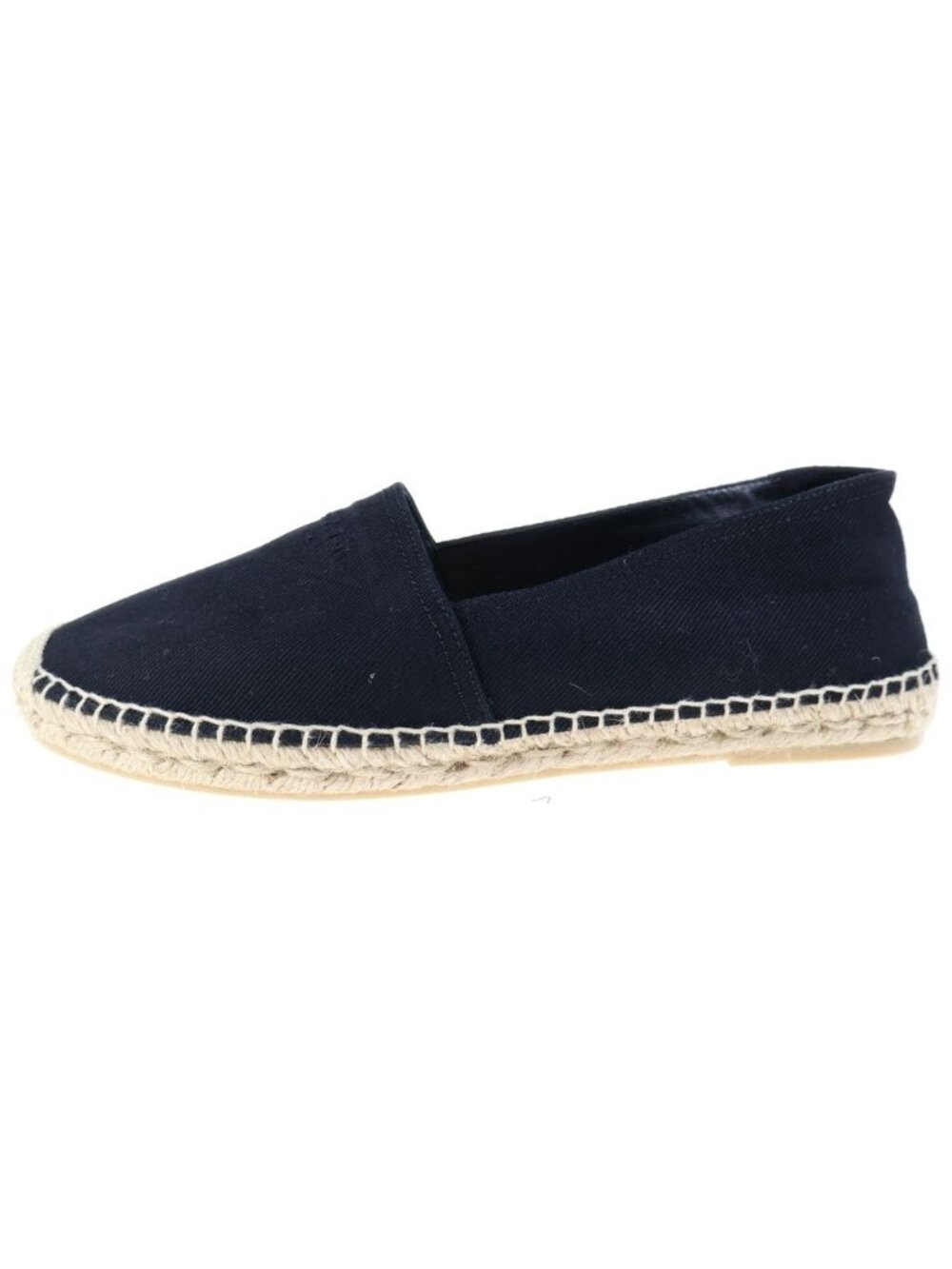 Prada Canvas Espadrilles Slip-on Low-Top Sneakers Black